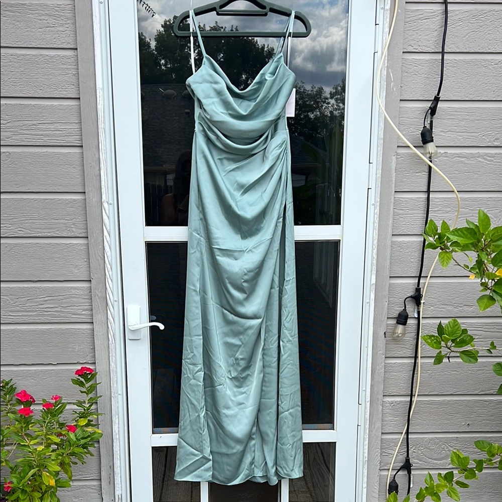 Birdy Grey Elegant Sage Green Maxi Dress